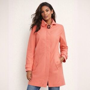 100% Cotton GAP Peach Trench Coat